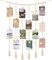 Macrame Hanging Photo Display Wall Decor with String Lights, 30 Clips for Bedroom